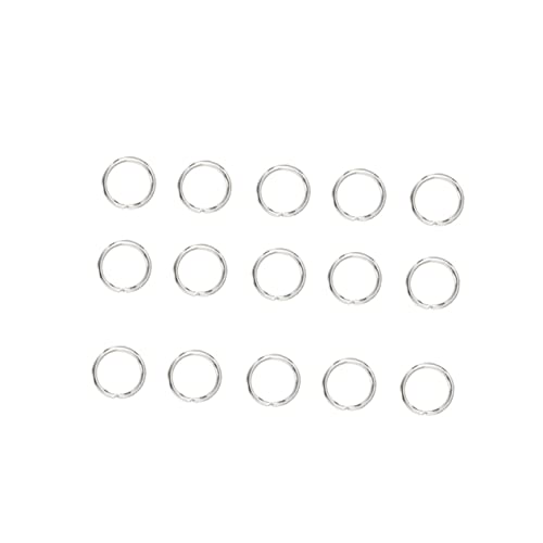 FOMIYES 200 Stück Schlüsselringe Spalt Ringe für Schmuck Diy Schlüsselanhänger Ringe Vielseitig Einsetzbare Verbindungsringe für Schlüssel Karten Bastelprojekte von FOMIYES