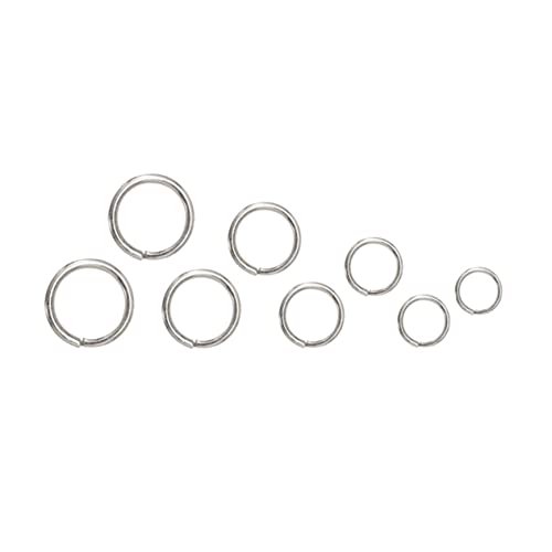 FOMIYES 200 Stück Splitting Schlüsselringe Schlüsselanhänger Ringe für Diy Schmuck Bastelprojekte Leicht Langlebig Schlüssel Lanyards von FOMIYES