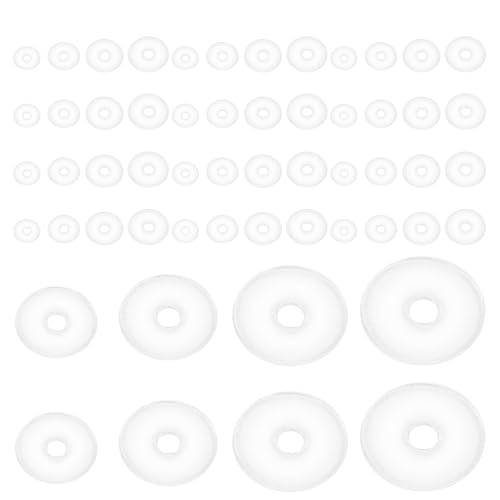 FOMIYES 200 Stück transparente Stopperringe: Klare O-Ringe, Abstandshalter, Zubehör für die Schmuckherstellung, Armband, Halskette, Positionierungsperlen FOMIYES 200 Stück transparente Stopperringe: Klare O-Ringe, Abstandshalter, Zubehör für die Schmuckherstellung, Armband, Halskette, Positionierungsperlen von FOMIYES