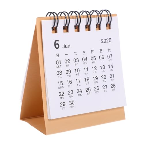 FOMIYES 2025 Mini-tischkalender Aus Papier Entzückender Kalender Tischdekoration für Das Büro Moderne Schicke Schreibtisch-dekoration FOMIYES 2025 Mini-tischkalender Aus Papier Entzückender Kalender Tischdekoration für Das Büro Moderne Schicke Schreibtisch-dekoration von FOMIYES