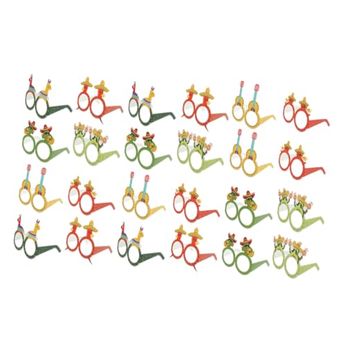 FOMIYES 24 Stück 3D Brillen Requisiten Lustige Brillen Fiesta Party Dekorationen Foto Requisiten Party Brillen Party Brillen Mexikanische Themen Brillen Mexikanische Brillen FOMIYES 24 Stück 3D Brillen Requisiten Lustige Brillen Fiesta Party Dekorationen Foto Requisiten Party Brillen Party Brillen Mexikanische Themen Brillen Mexikanische Brillen von FOMIYES