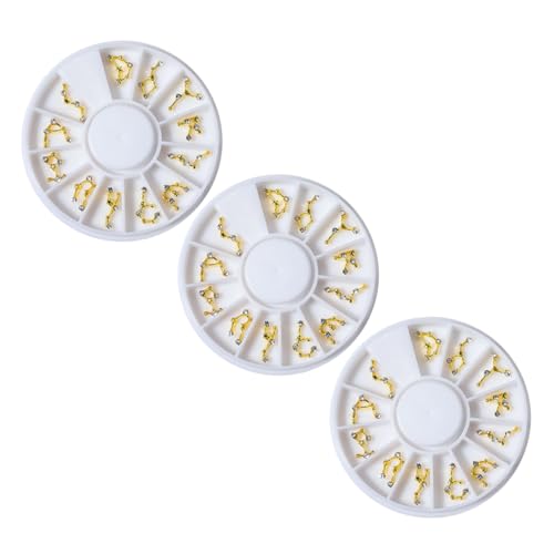 FOMIYES 3 Boxen Zodiac Nail Charms Nagelschmuck mit Strasssteinen Nagelsteine für Kreative Nailart Diy Nageldekorationen für Finger und Kunstprojekte FOMIYES 3 Boxen Zodiac Nail Charms Nagelschmuck mit Strasssteinen Nagelsteine für Kreative Nailart Diy Nageldekorationen für Finger und Kunstprojekte von FOMIYES