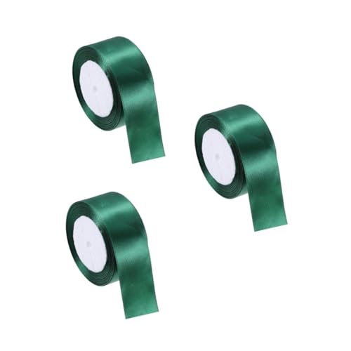 FOMIYES 3 Rollen Breites Geschenkband Dunkelgrün Polyester Schleifenband für Valentinstag Floristik Diy Basteln Hochzeitsdeko Blumensträuße Geschenkanhänger Festliche Verpackungen FOMIYES 3 Rollen Breites Geschenkband Dunkelgrün Polyester Schleifenband für Valentinstag Floristik Diy Basteln Hochzeitsdeko Blumensträuße Geschenkanhänger Festliche Verpackungen von FOMIYES