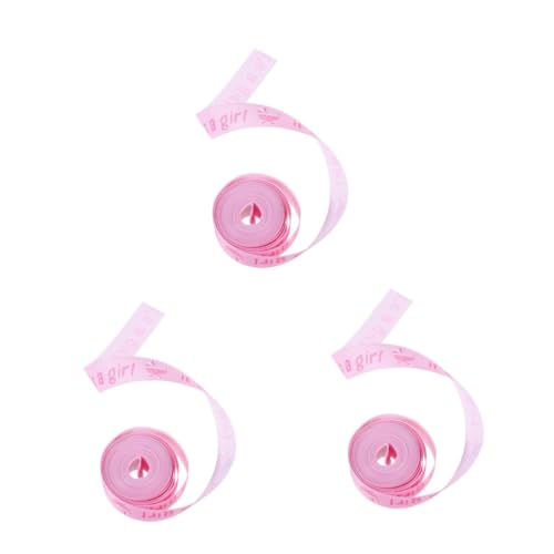 FOMIYES 3 Rollen Dekoratives Geschenkband Mädchen Rosa Breit Vielseitig für Diy Basteln Babyparty Geschenkverpackung und Zimmerdeko FOMIYES 3 Rollen Dekoratives Geschenkband Mädchen Rosa Breit Vielseitig für Diy Basteln Babyparty Geschenkverpackung und Zimmerdeko von FOMIYES