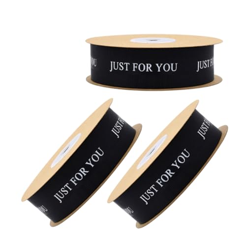 FOMIYES 3 Rollen Geschenkband Schwarz Hochwertiges Dekoband für Hochzeit Blumensträuße Geschenkverpackung Diy Basteln Partydeko Schleifenband Verpackungsband FOMIYES 3 Rollen Geschenkband Schwarz Hochwertiges Dekoband für Hochzeit Blumensträuße Geschenkverpackung Diy Basteln Partydeko Schleifenband Verpackungsband von FOMIYES