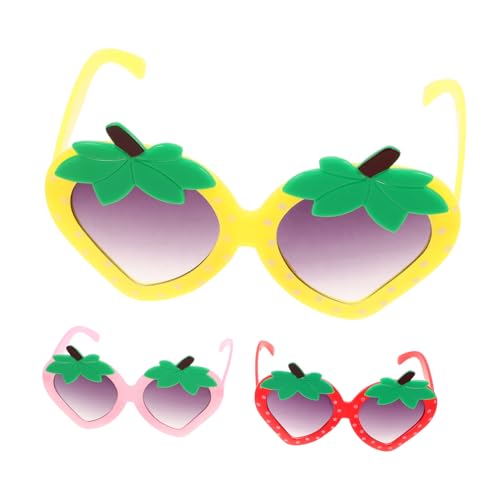 FOMIYES 3 Stück Hawaii Erdbeer Sonnenbrillen Erdbeer Fantasiebrillen Für Babys Und Mädchen Obstbrillen Für Tropische Party Dekoration Abschlussfeier Geburtstagsparty Zubehör FOMIYES 3 Stück Hawaii Erdbeer Sonnenbrillen Erdbeer Fantasiebrillen Für Babys Und Mädchen Obstbrillen Für Tropische Party Dekoration Abschlussfeier Geburtstagsparty Zubehör von FOMIYES