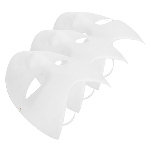 FOMIYES 3 Stück Weiße Pappmaché Masken zum Bemalen DIY Blanko Masken für Wiederverwendbar Sicher Peking Inspiriert für Kostümpartys und Kreative Gestaltung FOMIYES 3 Stück Weiße Pappmaché Masken zum Bemalen DIY Blanko Masken für Wiederverwendbar Sicher Peking Inspiriert für Kostümpartys und Kreative Gestaltung von FOMIYES