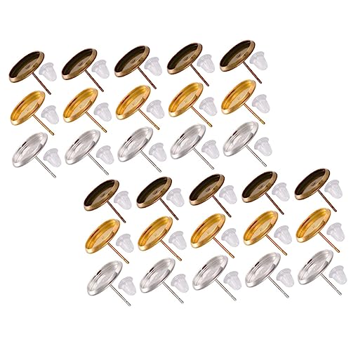 FOMIYES 30 Sätze Teiliges Ohrstecker Basis mit Rückseiten Diy Ohrschmuck Zubehör Gemischte Farben für Schmuckherstellung Kreative Projekte FOMIYES 30 Sätze Teiliges Ohrstecker Basis mit Rückseiten Diy Ohrschmuck Zubehör Gemischte Farben für Schmuckherstellung Kreative Projekte von FOMIYES