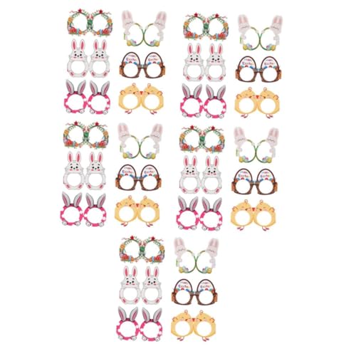 FOMIYES 30 Stck. Teiliges Niedliche Papier Hasenbrillen für Erwachsene Leichte Partybrillen mit Bunny als und Geburtstagsfoto Requisiten für Feierlichkeiten FOMIYES 30 Stck. Teiliges Niedliche Papier Hasenbrillen für Erwachsene Leichte Partybrillen mit Bunny als und Geburtstagsfoto Requisiten für Feierlichkeiten von FOMIYES