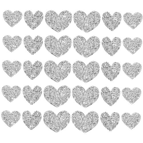 FOMIYES 30 Stück Bling-patches Nähen Schnell Hotfix Herz Patch Aufkleber Klein Kleidungsflicken Stickerei Material Strass-herzapplikation Stoff Bestickt Harz-strasssteine FOMIYES 30 Stück Bling-patches Nähen Schnell Hotfix Herz Patch Aufkleber Klein Kleidungsflicken Stickerei Material Strass-herzapplikation Stoff Bestickt Harz-strasssteine von FOMIYES