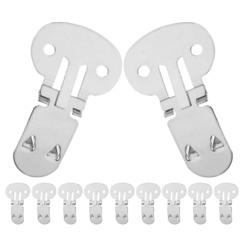 FOMIYES 30 Stück Große Flache Edelstahl Schuhclips Leichte Abnehmbare Metallclips für Damen Schuhe DIY Bastelzubehör Dekorative Schuh-accessoires Vielseitig und Platzsparend von FOMIYES