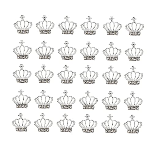 FOMIYES 30 Stücke Flache Rückseite Edelsteine runde Strass Nail Art Decals Krone Nagel Aufkleber Für Weihnachtsfeiern FOMIYES 30 Stücke Flache Rückseite Edelsteine runde Strass Nail Art Decals Krone Nagel Aufkleber Für Weihnachtsfeiern von FOMIYES