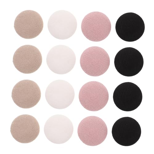 FOMIYES 32 Stück Teiliges Baseball Cap Knöpfe Stoffbezogen mit Metallöse Einfache Anbringung Nähen Passend für Baseballmützen Sonnenhüte und Duckbill Caps Langlebige Reparatur und von FOMIYES