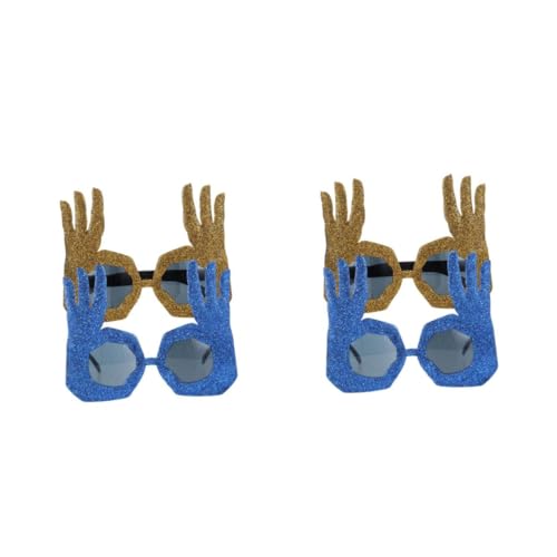 FOMIYES 4 Stck. Ok Handförmige Scherzbrille aus Langlebigem PVC mit Glitzereffekt Auffällige Partybrille für Erwachsene Leicht für Kostüm Halloween Geburtstagsfeier und Karneval FOMIYES 4 Stck. Ok Handförmige Scherzbrille aus Langlebigem PVC mit Glitzereffekt Auffällige Partybrille für Erwachsene Leicht für Kostüm Halloween Geburtstagsfeier und Karneval von FOMIYES