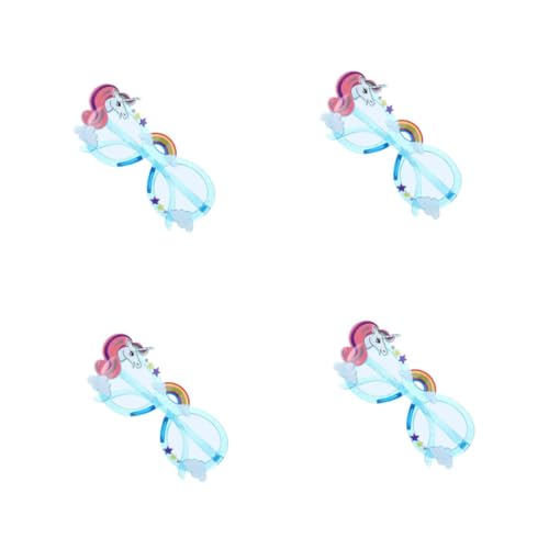 FOMIYES 4 Stück Lustige Geburtstags Partybrille Einhorn Sonnenbrille Cartoon Design Leichte Sonnenbrille Bunte Regenbogenfarben für Geburtstagsfeier Karneval und Themenpartys FOMIYES 4 Stück Lustige Geburtstags Partybrille Einhorn Sonnenbrille Cartoon Design Leichte Sonnenbrille Bunte Regenbogenfarben für Geburtstagsfeier Karneval und Themenpartys von FOMIYES