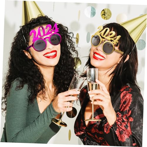 FOMIYES 4 Stück Neujahrsbrille Leichte Partybrillen in Gold Silber Blau Stylische Zahlenfassung Langlebig und Komfortabel für Silvester Neujahrsparty und Fotos FOMIYES 4 Stück Neujahrsbrille Leichte Partybrillen in Gold Silber Blau Stylische Zahlenfassung Langlebig und Komfortabel für Silvester Neujahrsparty und Fotos von FOMIYES
