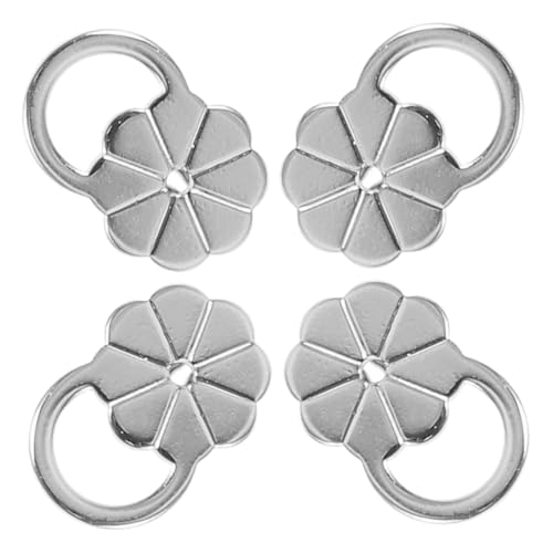FOMIYES 4 Stück Ohrstöpsel Zubehör Ohrring Verschlüsse Verstellbare Ohrring Stützen Ersatz Ohrring Verschlüsse Flache Ohrring Stützen Schwere Ohrring Verschlüsse Legierung Silber FOMIYES 4 Stück Ohrstöpsel Zubehör Ohrring Verschlüsse Verstellbare Ohrring Stützen Ersatz Ohrring Verschlüsse Flache Ohrring Stützen Schwere Ohrring Verschlüsse Legierung Silber von FOMIYES