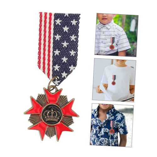 FOMIYES 4 Stück Stil Anstecknadeln Metall Retro Abzeichen mit Flagge Lapel Pins für Patriotische Uniform Kostüm Collar Pin FOMIYES 4 Stück Stil Anstecknadeln Metall Retro Abzeichen mit Flagge Lapel Pins für Patriotische Uniform Kostüm Collar Pin von FOMIYES