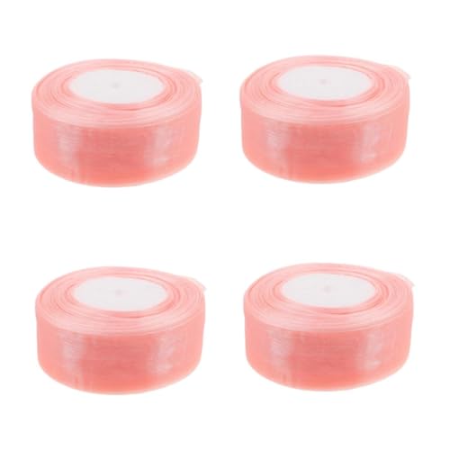 FOMIYES 4 Stück Transparente Chiffonband Yards Leichtes Glattes Geschenkband für Diy Basteln Blumenverpackung Hochzeitsdekoration Torten und Geschenkverpackung Vielseitig Einsetzbar FOMIYES 4 Stück Transparente Chiffonband Yards Leichtes Glattes Geschenkband für Diy Basteln Blumenverpackung Hochzeitsdekoration Torten und Geschenkverpackung Vielseitig Einsetzbar von FOMIYES