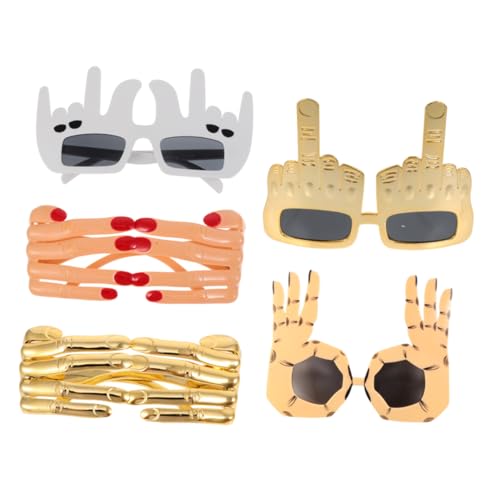 FOMIYES 5 Stück Fingerbrillen für Halloween Lustige Prankbrille für Partys Leichte und Komfortable Party Requisiten für Erwachsene für Geburtstagsfeiern und Hochzeiten FOMIYES 5 Stück Fingerbrillen für Halloween Lustige Prankbrille für Partys Leichte und Komfortable Party Requisiten für Erwachsene für Geburtstagsfeiern und Hochzeiten von FOMIYES