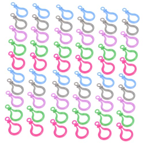 FOMIYES 50 Stück Schlüsselanhänger Clips für Diy für Taschen Schmuck Lanyards Langlebig Einfach zu Bedienen Vielseitiges Zubehör für Kreative Projekte von FOMIYES