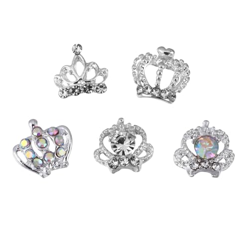 FOMIYES 50 Stück Teiliges Nagel Deko Metall Nail Charms aus Legierung Glänzende Nail Rhinestones Manicure Zubehör für Kreative Nagelkunst von FOMIYES