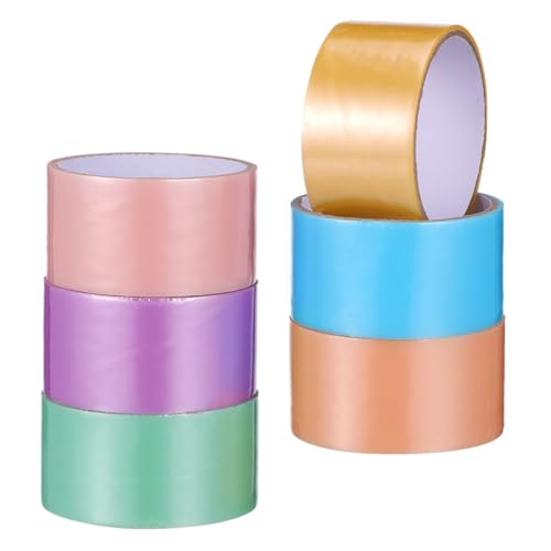 FOMIYES 6 Rollen Dekorative Klebebänder Lebhaften Farben Selbstklebende Bastelbänder für Diy Projekte Notizbücher und Anwendungen pro für Büro FOMIYES 6 Rollen Dekorative Klebebänder Lebhaften Farben Selbstklebende Bastelbänder für Diy Projekte Notizbücher und Anwendungen pro für Büro von FOMIYES