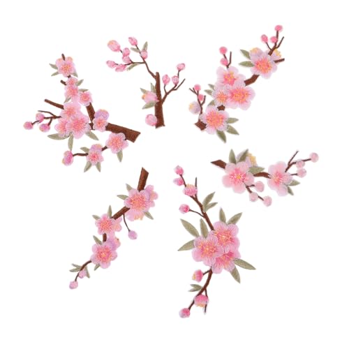 FOMIYES 6 Stück Teiliges Pflaumenblüten Bügelbare Blumen Aufnäher Klebeapplikationen Stickerei Patches für Kleidung Taschen Hüte DIY Verzierung Robust und Vielseitig FOMIYES 6 Stück Teiliges Pflaumenblüten Bügelbare Blumen Aufnäher Klebeapplikationen Stickerei Patches für Kleidung Taschen Hüte DIY Verzierung Robust und Vielseitig von FOMIYES