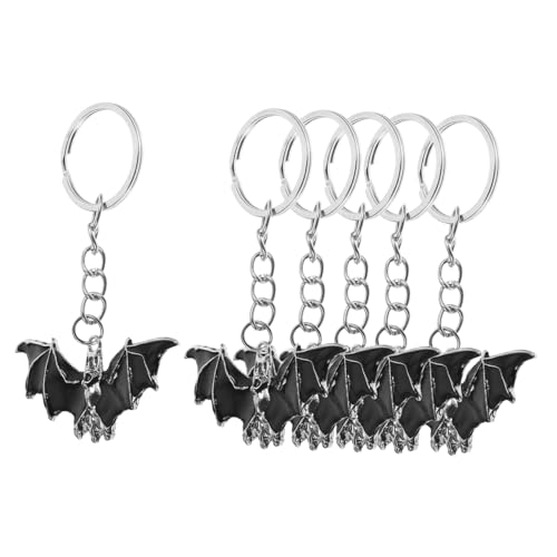 FOMIYES 6Stücke Fledermaus Schlüsselanhänger Dekorative Hängeanhänger für Halloween Tragbar Langlebig oder Taschen Dekoration FOMIYES 6Stücke Fledermaus Schlüsselanhänger Dekorative Hängeanhänger für Halloween Tragbar Langlebig oder Taschen Dekoration von FOMIYES