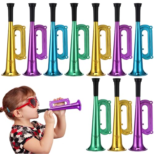 FOMIYES 7 Zoll Trompeten Set Von 10 Kinder Trompeten Spaß Plastikmusikinstrumente Stadium Horn Jubeln Requisite Für Sportveranstaltungen Party Gunst FOMIYES 7 Zoll Trompeten Set Von 10 Kinder Trompeten Spaß Plastikmusikinstrumente Stadium Horn Jubeln Requisite Für Sportveranstaltungen Party Gunst von FOMIYES