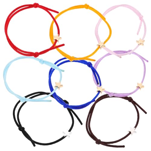 FOMIYES 8 Stück Pentagramm-armband Armbänder Einsteller Für Dekorative Armbänder Trendy Gestapelt Sterling Stern Gewebtes Armband Einstellbar Reiz Bands Kabel Kupfer FOMIYES 8 Stück Pentagramm-armband Armbänder Einsteller Für Dekorative Armbänder Trendy Gestapelt Sterling Stern Gewebtes Armband Einstellbar Reiz Bands Kabel Kupfer von FOMIYES