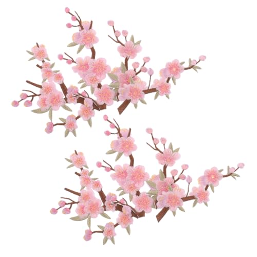 FOMIYES 8 Stück Teiliges Bestickte Blumenapplikationen Blossom Patches zum Aufnähen Langlebige Blumige Stoffaufnäher für Kleidung Jeans Rucksäcke DIY Nähzubehör Vielseitige Dekoration von FOMIYES