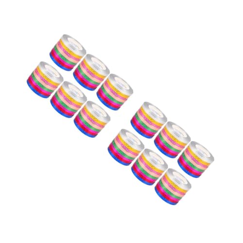 FOMIYES 96 Rollen Metallic Geschenkband pro Rolle Farben Je Langlebiges Glitzerndes Dekoband für Ballons Basteln Partys Blumenarrangements und Festdekoration FOMIYES 96 Rollen Metallic Geschenkband pro Rolle Farben Je Langlebiges Glitzerndes Dekoband für Ballons Basteln Partys Blumenarrangements und Festdekoration von FOMIYES