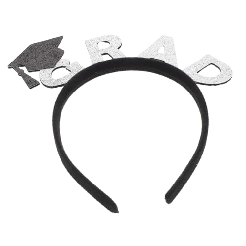FOMIYES Abschlussfeier Stirnband Grad Quaste Abschluss Zubehör Absolventenhutschmuck Quasten-Anhänger zum Gedenken an den Abschluss Haarband für Abschlusskappe Vlies Black FOMIYES Abschlussfeier Stirnband Grad Quaste Abschluss Zubehör Absolventenhutschmuck Quasten-Anhänger zum Gedenken an den Abschluss Haarband für Abschlusskappe Vlies Black von FOMIYES