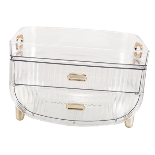 FOMIYES Desktop -Schmuckschatulle Make-up- und Hautpflege-Organizer Hautpflege- und Make-up-Organizer Hautpflege Organizer Lotionhalter-Organizer Plastik Transparent FOMIYES Desktop -Schmuckschatulle Make-up- und Hautpflege-Organizer Hautpflege- und Make-up-Organizer Hautpflege Organizer Lotionhalter-Organizer Plastik Transparent von FOMIYES