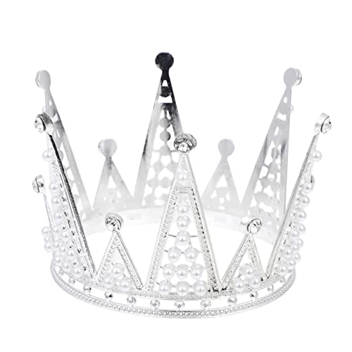 FOMIYES Geburtstagskrone Königliche Kuchendekoration Perlen Tiara Backen Tiara-kuchen Vintage Tiara-torte Krone Mit Diamanten Cupcakes Prinz Silberkuchen Legierung Geburtstagskuchen Braut FOMIYES Geburtstagskrone Königliche Kuchendekoration Perlen Tiara Backen Tiara-kuchen Vintage Tiara-torte Krone Mit Diamanten Cupcakes Prinz Silberkuchen Legierung Geburtstagskuchen Braut von FOMIYES
