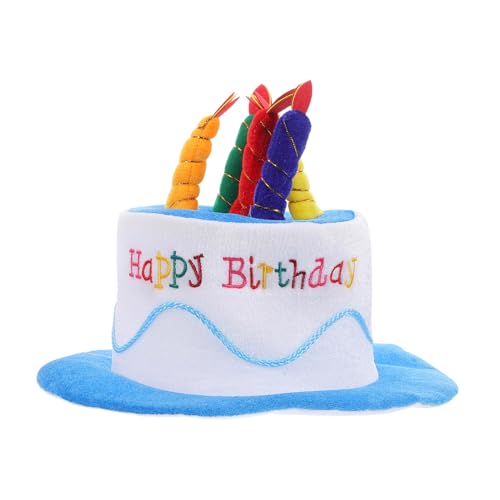 FOMIYES Geburtstagsparty Dekorationshut Hat Kuchenhut Mit Kerzen Alles Gute Zum Geburtstag Dekorationen Festliche Kopfbedeckung Geburtstagsthema Hüte Kostümhut Für Erwachsene Kleine FOMIYES Geburtstagsparty Dekorationshut Hat Kuchenhut Mit Kerzen Alles Gute Zum Geburtstag Dekorationen Festliche Kopfbedeckung Geburtstagsthema Hüte Kostümhut Für Erwachsene Kleine von FOMIYES