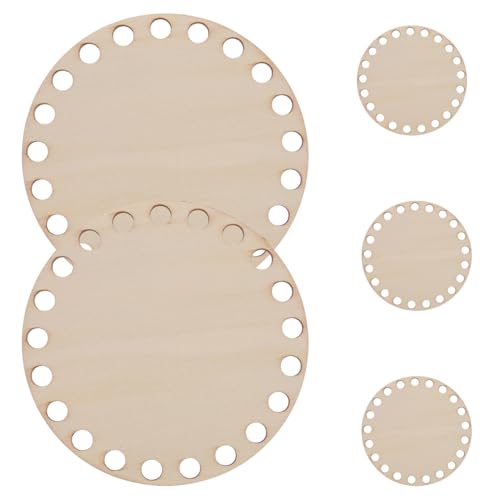 FOMIYES Gehäkelter Korbboden 5 Stücke Unten Kreis Blank Häkeln Strick Basis Former 10 Cm Für DIY Körbe Geldbörse Zubehör Taschenboden Häkeln FOMIYES Gehäkelter Korbboden 5 Stücke Unten Kreis Blank Häkeln Strick Basis Former 10 Cm Für DIY Körbe Geldbörse Zubehör Taschenboden Häkeln von FOMIYES