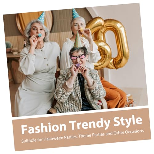 FOMIYES Halloween Skelettbrille Gruseliges Partykostüm Zubehör Unisex Gruselige Halloween Brille Für Erwachsene Foto Requisit Festival Eyewear FOMIYES Halloween Skelettbrille Gruseliges Partykostüm Zubehör Unisex Gruselige Halloween Brille Für Erwachsene Foto Requisit Festival Eyewear von FOMIYES