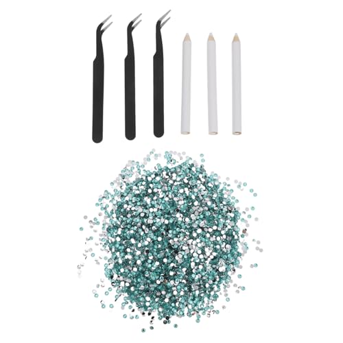 FOMIYES Harz Kleidung Und Nagel Picker Pinzetten &Amp; Kunst Strasssteine ​​Becher Kleidung Stoffflaschen Verzierungen Tassen Flatback Schuhe Mm Blau Schmuck von FOMIYES