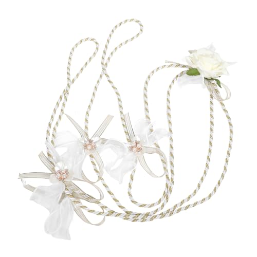 FOMIYES Hochzeitslasso mit Rosenblüten Traditionelles Westliches Zeremonieseil Symbolisches Band für Brautpaare Geeignet für Innen und Außenbereiche Garten und Goldfarben FOMIYES Hochzeitslasso mit Rosenblüten Traditionelles Westliches Zeremonieseil Symbolisches Band für Brautpaare Geeignet für Innen und Außenbereiche Garten und Goldfarben von FOMIYES