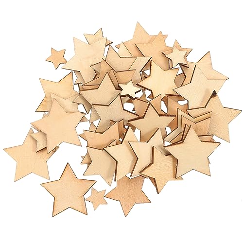 FOMIYES Holzsterne zum Ausschneiden, Holzsterne Scheiben, Holzausschnitte Sterne, Hölzerne Sternverzierungen Lieferungen für Weihnachten DIY 100 Stück FOMIYES Holzsterne zum Ausschneiden, Holzsterne Scheiben, Holzausschnitte Sterne, Hölzerne Sternverzierungen Lieferungen für Weihnachten DIY 100 Stück von FOMIYES