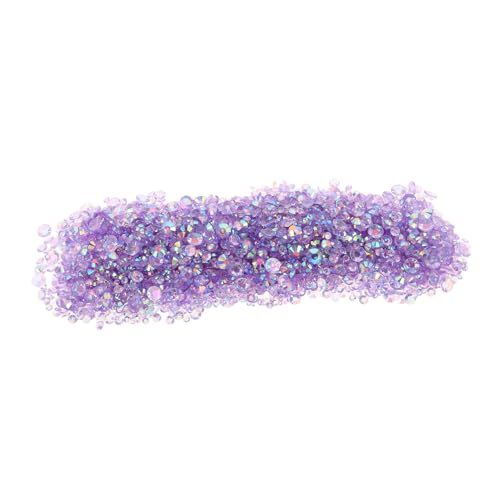 FOMIYES Jelly Resin Rhinestones Flatback Nail Art Charms für DIY Nageldesign Schmuck Dekoration Handwerk Scrapbooking Make-up Zubehör von FOMIYES