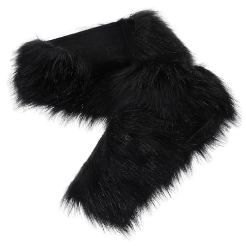 FOMIYES Kunstfell dekoband Schwarz Weiches DIY bastelmaterial für Hut Kleidungsdekoration Vielseitiges Fellimitat für Schuh Wohnaccessoires Pflegeleicht und Festlich Geeignet FOMIYES Kunstfell dekoband Schwarz Weiches DIY bastelmaterial für Hut Kleidungsdekoration Vielseitiges Fellimitat für Schuh Wohnaccessoires Pflegeleicht und Festlich Geeignet von FOMIYES