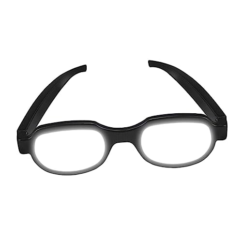 FOMIYES LED Leuchtbrille USB Lade Brille für Cosplay Lustige Glowing Brille Lichtbrille für Partys für Erwachsene von FOMIYES