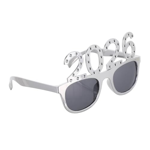 FOMIYES Party Brille Silber Glitzernde Years Eve Brillen Leichtes Pc Material Lustige Foto Accessoires Für Gruppenfeiern Und Silvester Partys FOMIYES Party Brille Silber Glitzernde Years Eve Brillen Leichtes Pc Material Lustige Foto Accessoires Für Gruppenfeiern Und Silvester Partys von FOMIYES