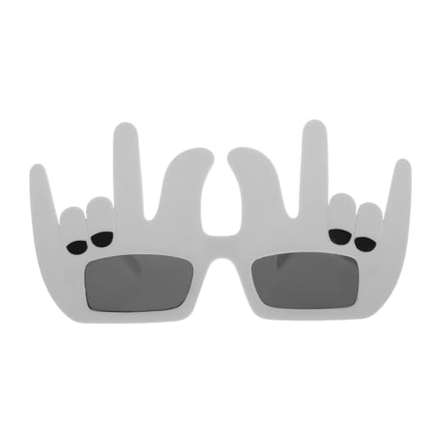 FOMIYES Partybrille Fotokabine Finger Brillenstütze lustige Brillenparty Foto-Requisiten-Kunststoffbrille Lustige Geburtstags-Finger-Brille Geburtstagsfinger-Spaßbrille Plastik Weiß FOMIYES Partybrille Fotokabine Finger Brillenstütze lustige Brillenparty Foto-Requisiten-Kunststoffbrille Lustige Geburtstags-Finger-Brille Geburtstagsfinger-Spaßbrille Plastik Weiß von FOMIYES
