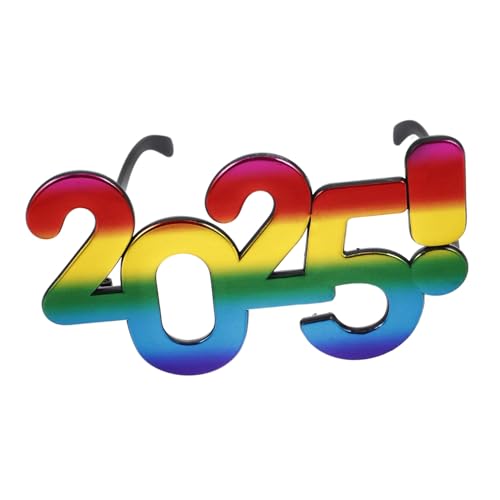 FOMIYES Partybrille aus Kunststoff Langlebig Leicht für Weihnachts und Silvesterfeiern Kreative Bunte Foto Requisiten Festliche Neujahrs Accessoires für Unvergessliche Partys FOMIYES Partybrille aus Kunststoff Langlebig Leicht für Weihnachts und Silvesterfeiern Kreative Bunte Foto Requisiten Festliche Neujahrs Accessoires für Unvergessliche Partys von FOMIYES