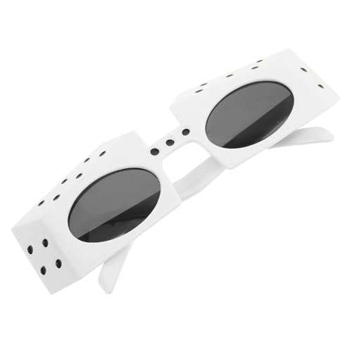 FOMIYES Partywürfelbrille sonnenbrille einzigartige Brillen kreative Brillen Lustige Brillen Brille im einzigartigen Stil Würfelgläser Halloween-Brille Partybrille Plastik Weiß FOMIYES Partywürfelbrille sonnenbrille einzigartige Brillen kreative Brillen Lustige Brillen Brille im einzigartigen Stil Würfelgläser Halloween-Brille Partybrille Plastik Weiß von FOMIYES