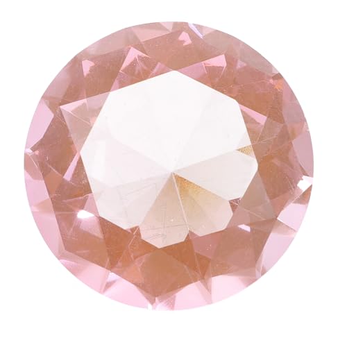 FOMIYES Pinker Künstlicher Deko Ornamente Faux Diamond Hochzeitsdeko für Party Tischdekoration Romantisch und von FOMIYES